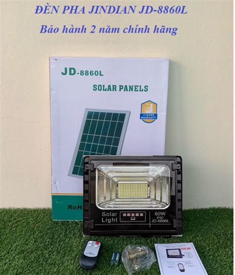 Đèn pha năng lượng mặt trời Jidian JD 8860L 60w ELECTRIC24H