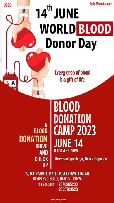 Cina Centimetro tempestivo blood donation camp poster Eccentrico ...