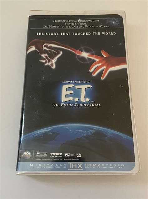 Tested E T The Extra Terrestrial VHS 1996 Clamshell Digitally