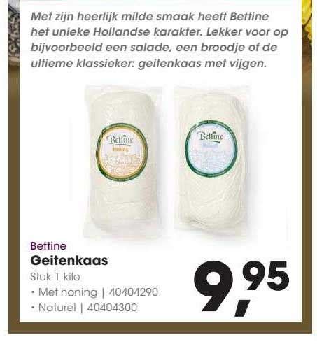 Bettine Geitankaas Aanbieding Bij HANOS 1Folders Nl