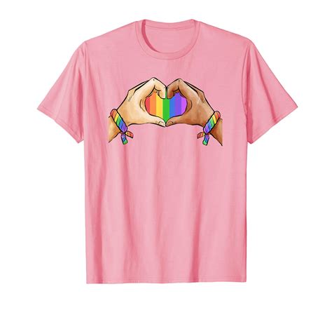 Gay Pride Clothing LGBT Rainbow Flag T Shirt Tee Heart Unity Funny Cute