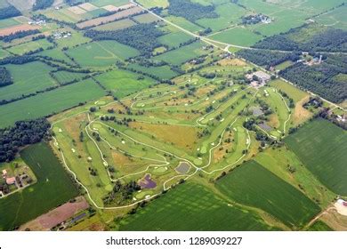 Golf Course Aerial View Stock Photo 1289039227 | Shutterstock