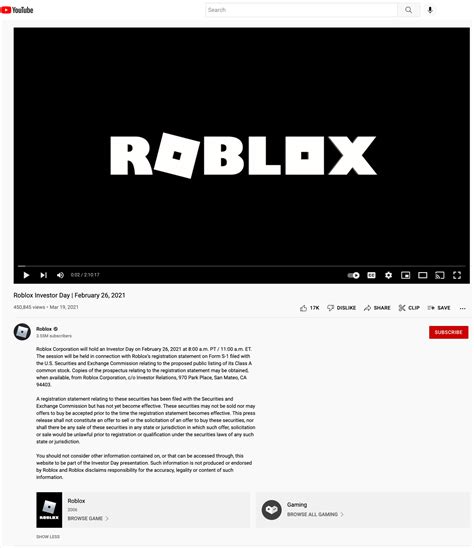 Roblox Income Claims - Truth in Advertising