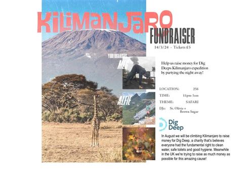 Kilimanjaro Fundraiser At Wilmslow Road Manchester