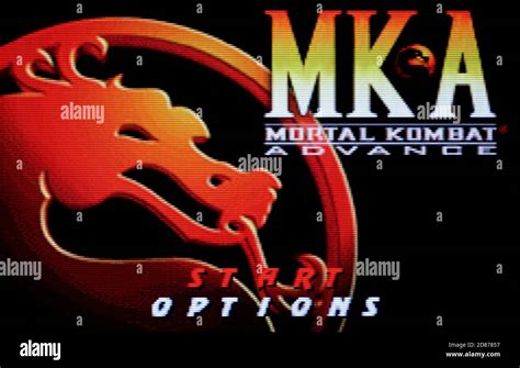 Mortal Kombat Advance - Nintendo Game Boy Advance Videogame - Editorial ...