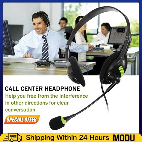 Usb Headset Noise Cancellation Call Center Headphone 3 5mmandusb With Microphone Mic Noise