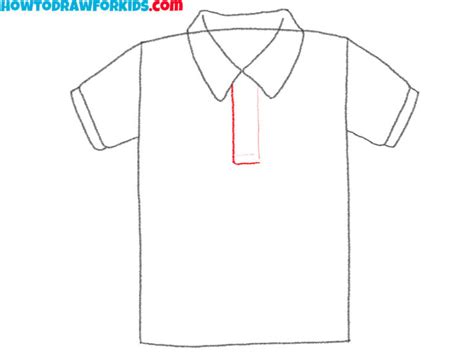 how to draw a collared shirt