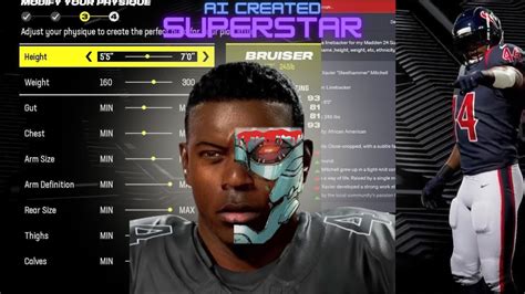 I Used Ai To Create A Superstar Linebacker In Madden Youtube