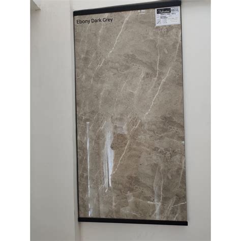 Jual Granite Lantai 60x120 EBONY DRAK GREY VALENTINO GRESS GLOSSY