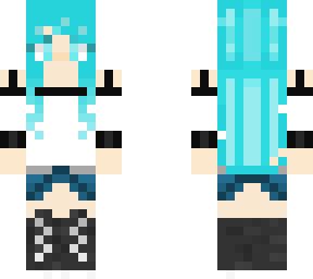 blue GIRL | Minecraft Skin