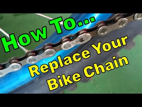 How To Replace A Bike Chain In Minutes Youtube