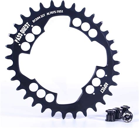 PASS QUEST Oval 94BCD MTB Narrow Wide Chainring 32T 34T 36T 38T Bike