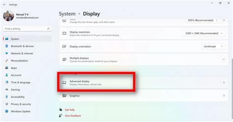 How To Change Display Refresh Rate In Windows 11