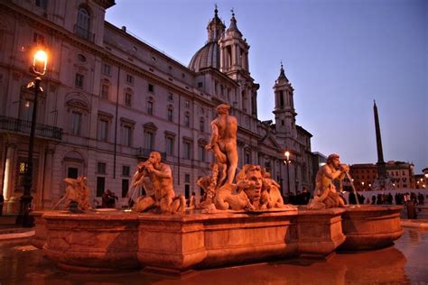 Fontana Del Moro Piazza Navona Rome Lazio Italy Visititaly Info