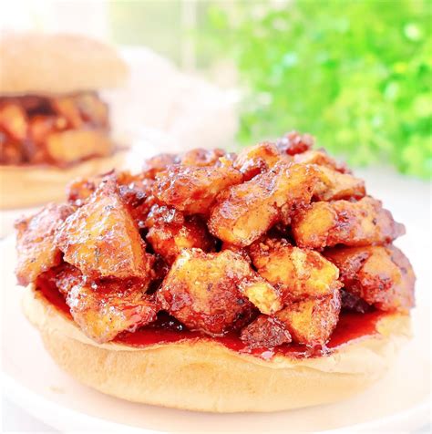 Bbq Tofu Sandwiches ~ Easy Vegan Recipe ~ This Wife Cooks