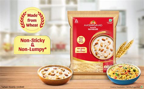 Aashirvaad Roasted Vermicelli G Amazon In Grocery Gourmet Foods