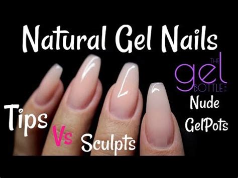 HOW TO NATURAL GEL NAILS NEW TGB NUDE HARD GELPOTS YouTube