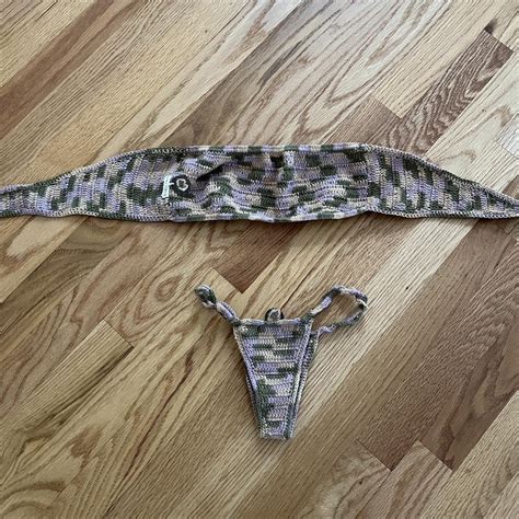 Akoia Swim Size XS Bikini Crochet Bikini Depop