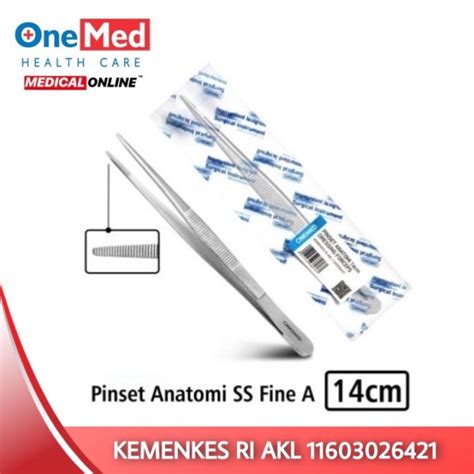 PINSET ANATOMI CHIRURGIS 14CM PINSET ANATOMIS CHIRUGIS 14 CM ONEMED