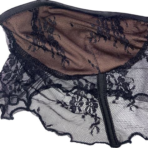 Brown Lingerie Croptop Strabless Tube Open To Depop