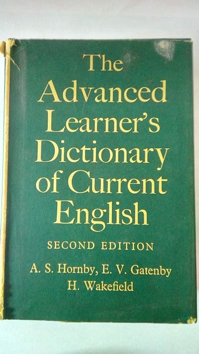 kniha The Advanced Learner´s Dictionary of Current English 