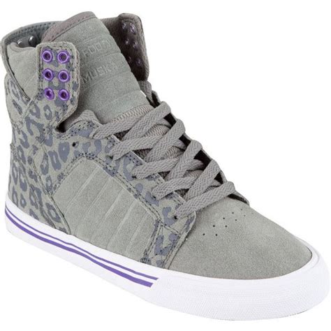 Supra Skytop Womens Shoes 95 Liked On Polyvore Supra Shoes Print