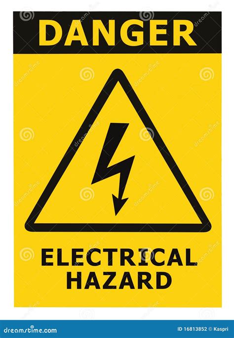 Safety Clipart Electrical Hazard