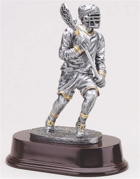 Male Lacrosse Right Resin Award TrophyThe Trophy Trolley