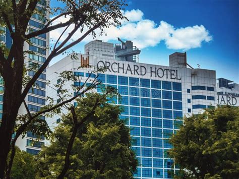 The Orchard Hotel on Orchard Road, Singapore Editorial Photography ...