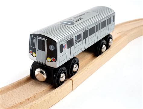 Amazon.com: MUNI PALS Munipals New York City Subway Wooden Railway (B Division) F Train/6 Avenue ...