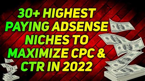 Highest Paying Adsense Niches To Maximize Cpc Ctr In How