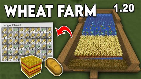 Minecraft Wheat Farm That Will Take You Just Minutes Youtube