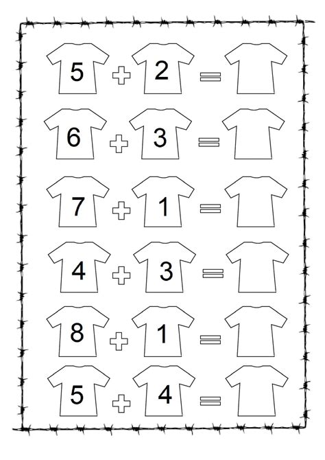 Math For Preschool Worksheets