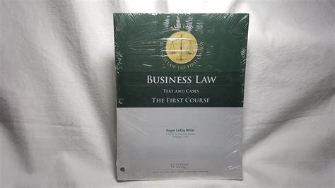 Cengage Advantage Books Business Law Text And Cases The First Course Loose Leaf Version