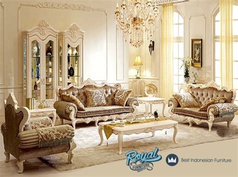 Mebel Jepara Set Sofa Ruang Tamu Ukir Mewah Terbaru Royal Furniture