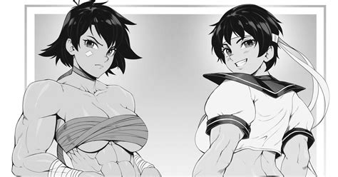 Muscle Muscular Streetfighter Girls Speedl00verのイラスト Pixiv