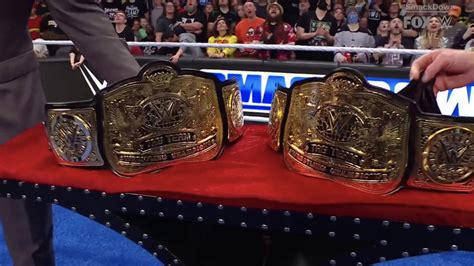 New WWE tag team championship titles unveiled