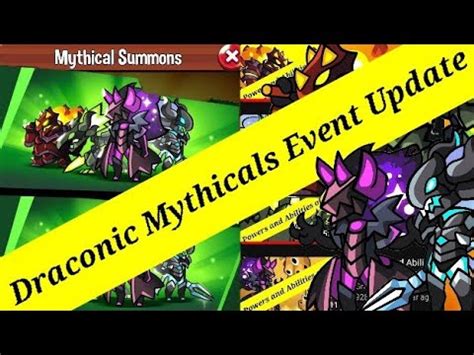 Draconic Knight Mythicals Event Update And News Summoner S Greed