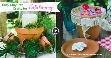 Easy Clay Pot Crafts for Entertaining