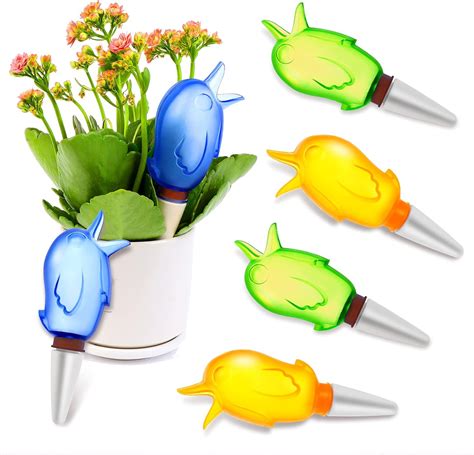 Amazon Haomian 6 Pack Self Watering Spike Plant Watering Globes