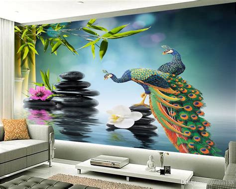 infinity interiors beautiful  flower waterproof wall stickers pvc