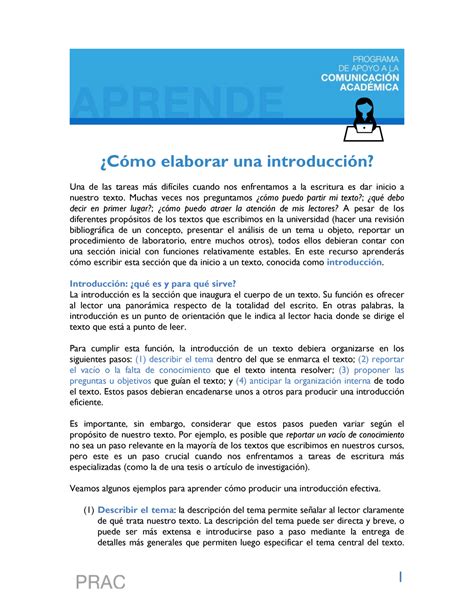 14 Como elaborar una introduccion para elaborar una Tesis Cómo