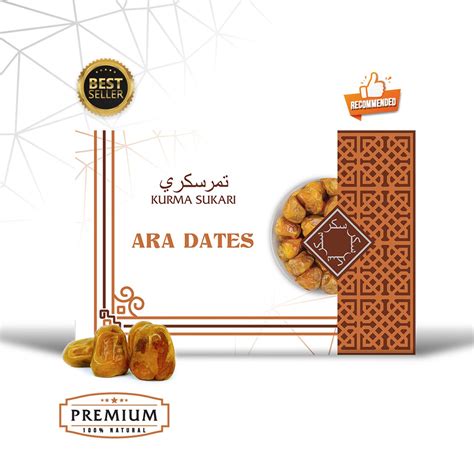 Jual Kurma Sukari 3kg PREMIUM KEMTAN Raja ARA DATES Oleh Oleh Haji