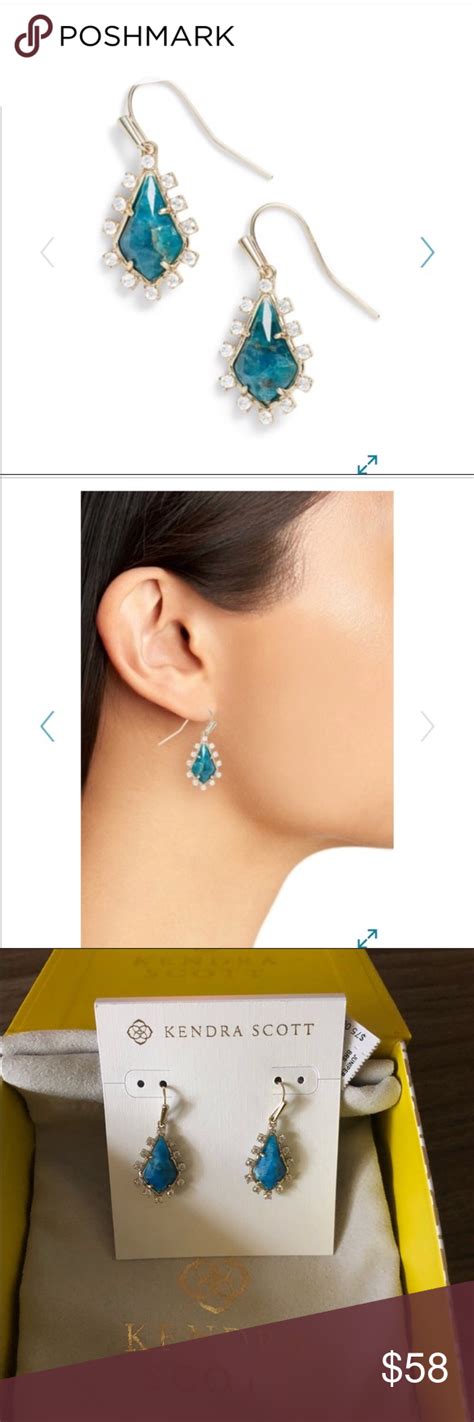 Kendra Scott Juniper Drop Earrings Nwt Drop Earrings Delicate