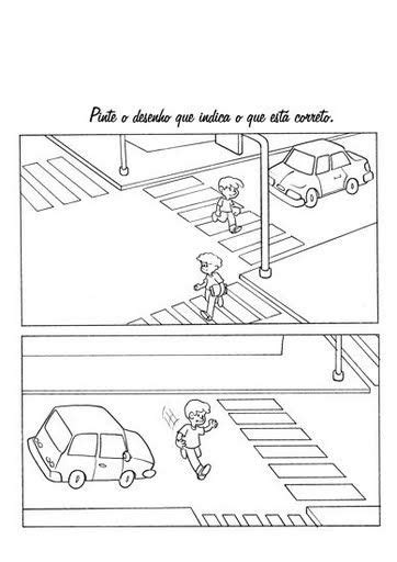 The Cartoon Shows Two People Walking In Front Of A Car And Another