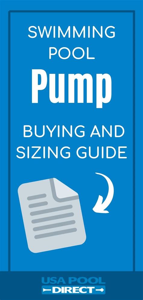 Swimming Pool Pump Buying And Sizing Guide Pool Pump Cool Swimming