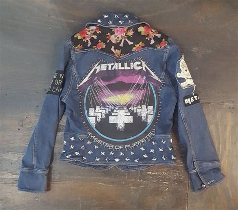 Pin By Mark On Metallica Battle Vests Denim Jacket Patches Denim