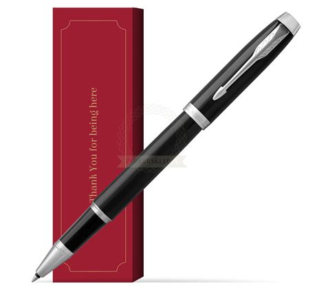 Parker IM Black CT Rollerball Pen In Cover Thank You In Cover Thank You