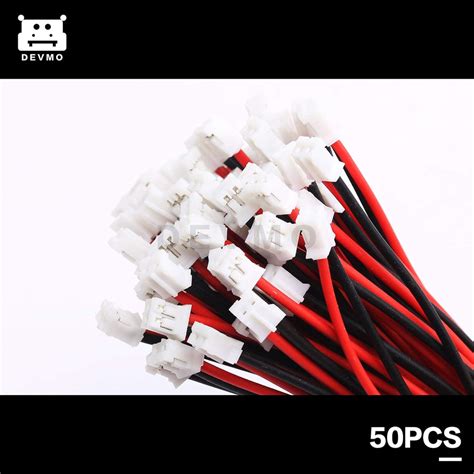 50 Sets Mini Micro JST 2 0 PH 2 Pin Connector Plug With Wires Cables