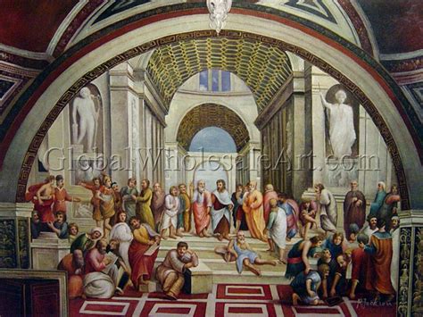 Raffaello Sanzio Raphael The School Of Athens Oil Paintings On Canvas